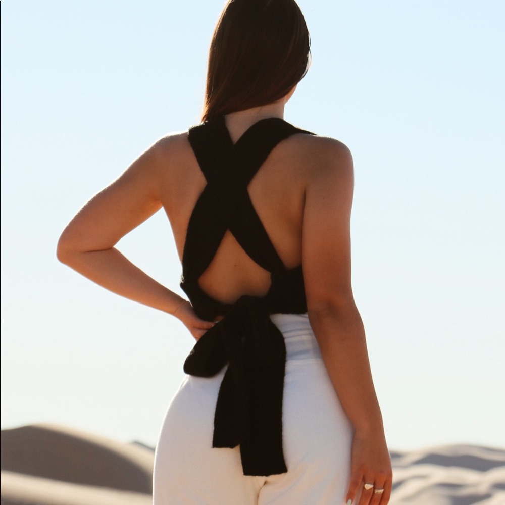 Black Knit Tank